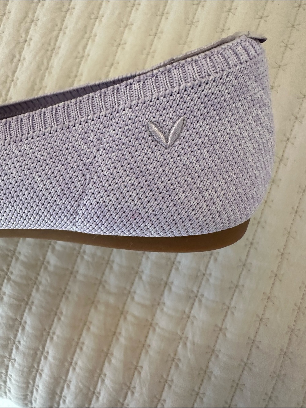 NWT VIVAIA The Point Flats Lavender Knit Pointed Ballet Shoes EU 40.5/US 9-9.5 - Picture 8 of 11